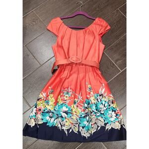 Spence off the shoulder sun dress a-line Sz 8